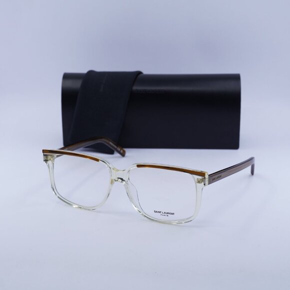 Final Price! Saint Laurent SL599OPT 003 Brown Eyeglasses 58mm - Picture 6 of 11